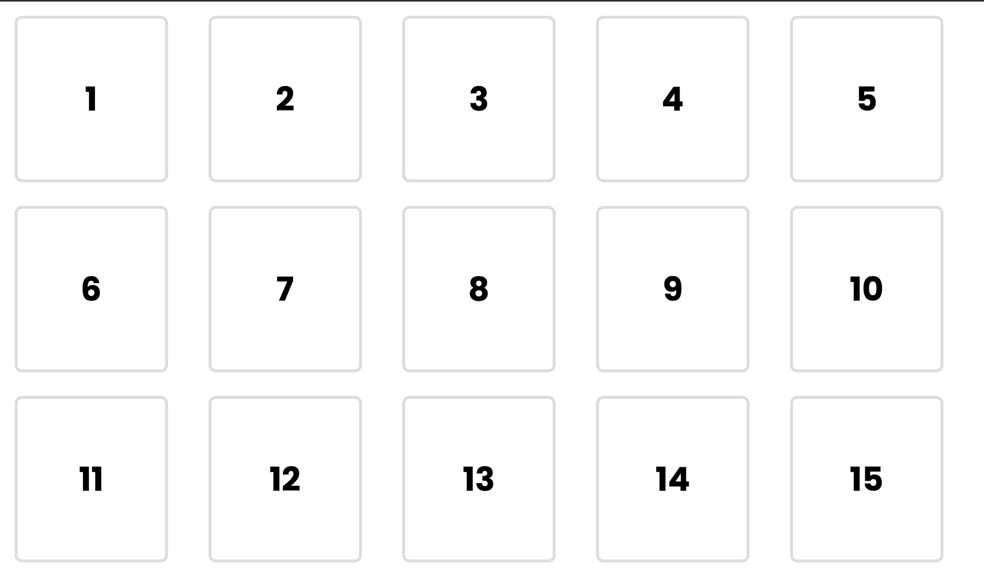 The 'perfect' board, as described above.